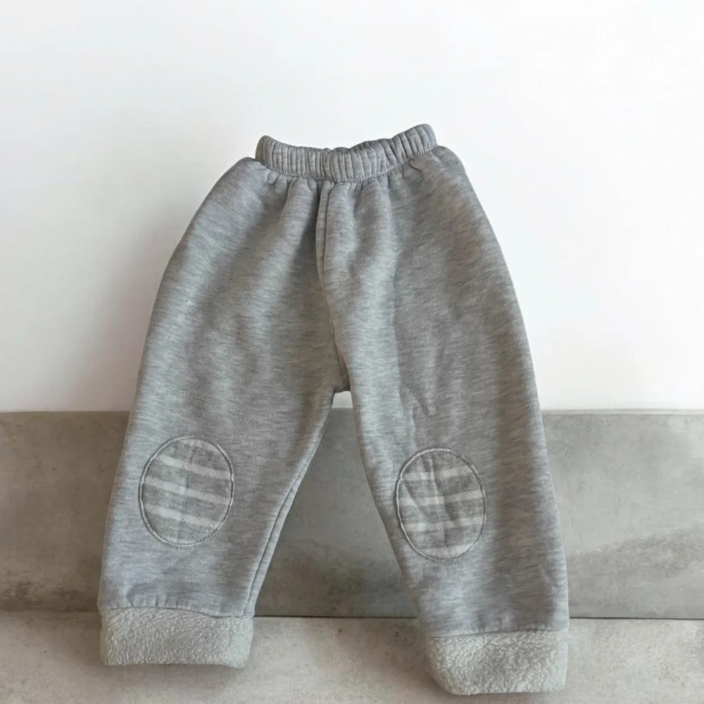 Striped Gray Kids Jacket and Pants Set Size 12-18